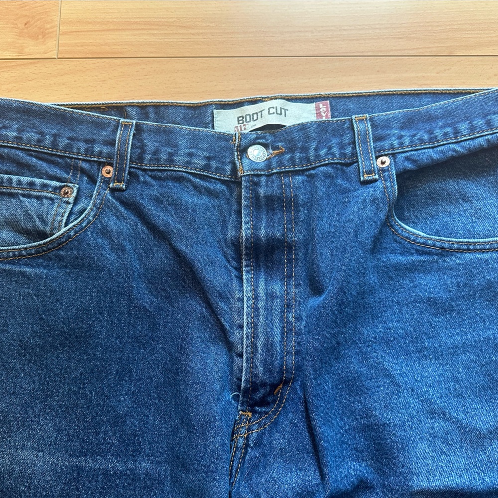 Levi's 517 36x36 Men's Bootcut Jeans - Classic Blue denim Levi Strauss & Co - Picture 6 of 15